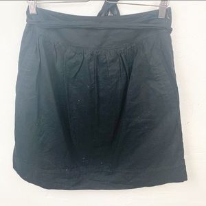 Elie Tahari Size 6 Black‎ Belted Paperbag Mini Skirt